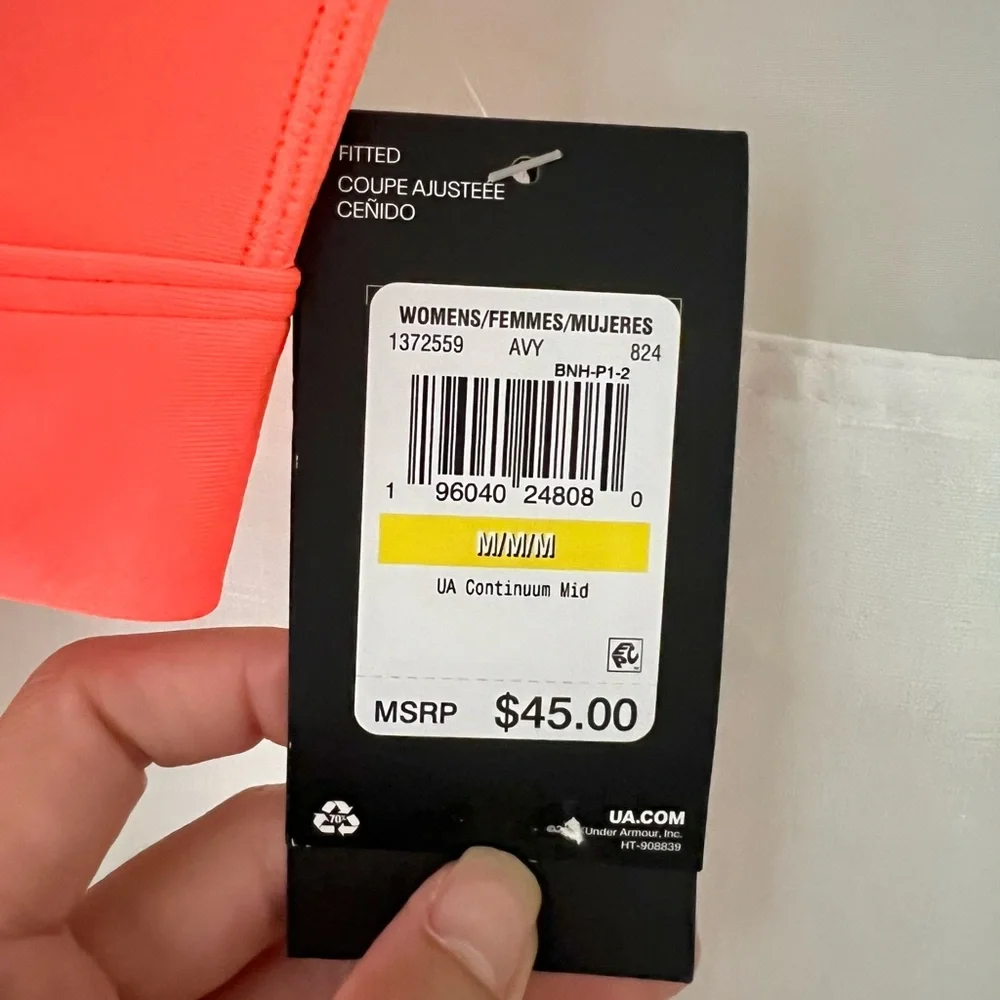 UNDER ARMOUR SPORTS BRA Size Medium - Picture 3 of 3